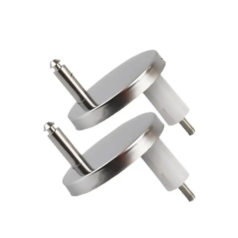 2pcs Toilet Seats Toilet Hinges Accessories Fixing Bolts Plumbing & Fixtures Stainless Steel Toilet Lid Hinge For Back-to-wall