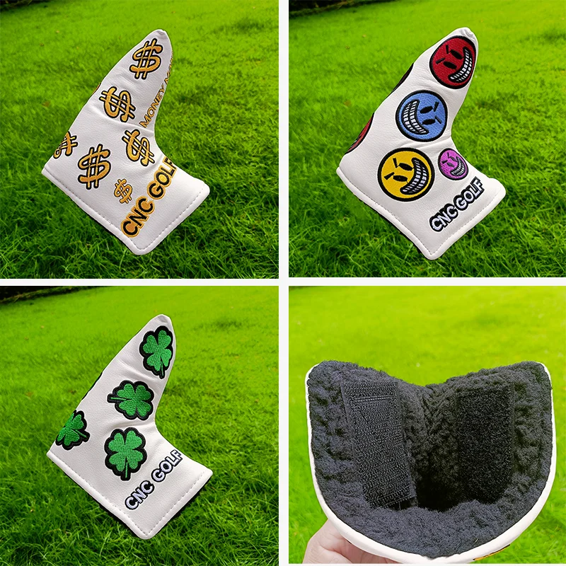 

Golf putter cover, long bar putter cap, golf club cover