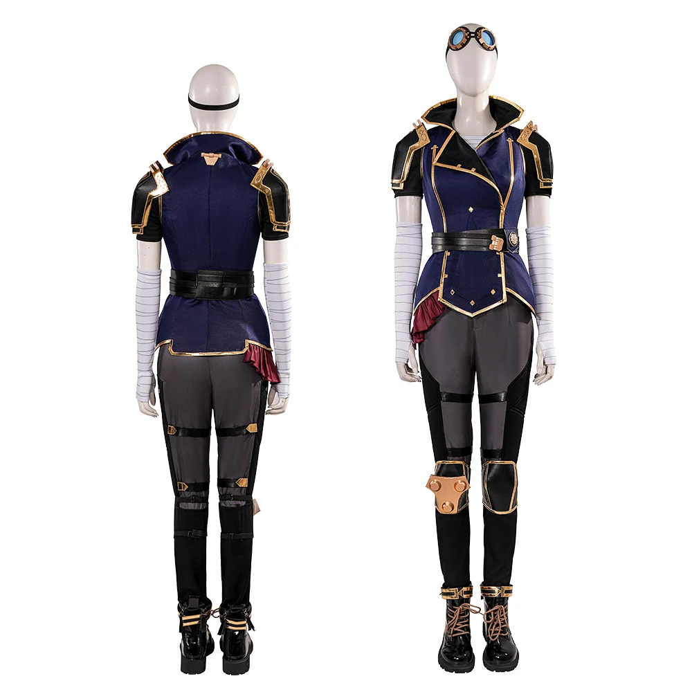 

Arcane Vi Cosplay Costume Full Set Custom Size XS-XXXL Halloween Christmas Comic Con