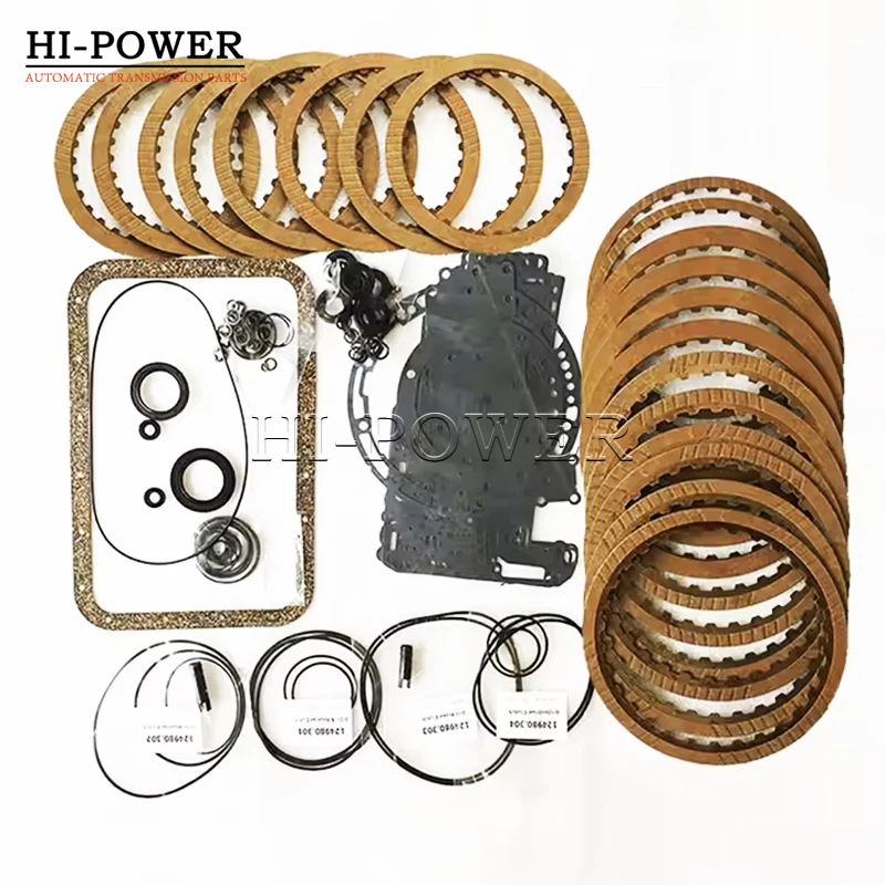 Kit de revisão de transmissão v5a51 r5a51, placas de fricção de embreagem para mitsubishi v75 hyun kia f5a51, kit de disco de vedação de óleo de caixa de velocidades