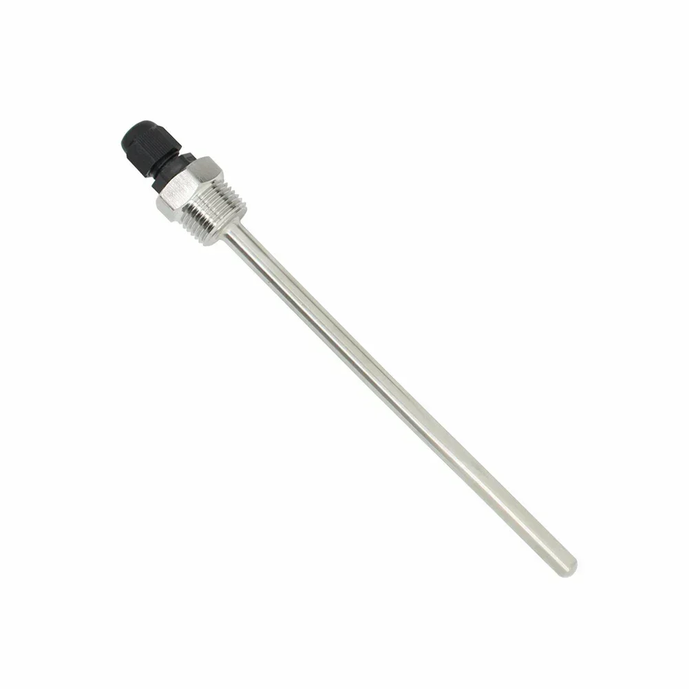 1 Pc 30-200mm Thermowell For Immersion Sleeve Pocket Temperature Sensor Stainless Steel 1/2 G Thread For Temperature Sensor