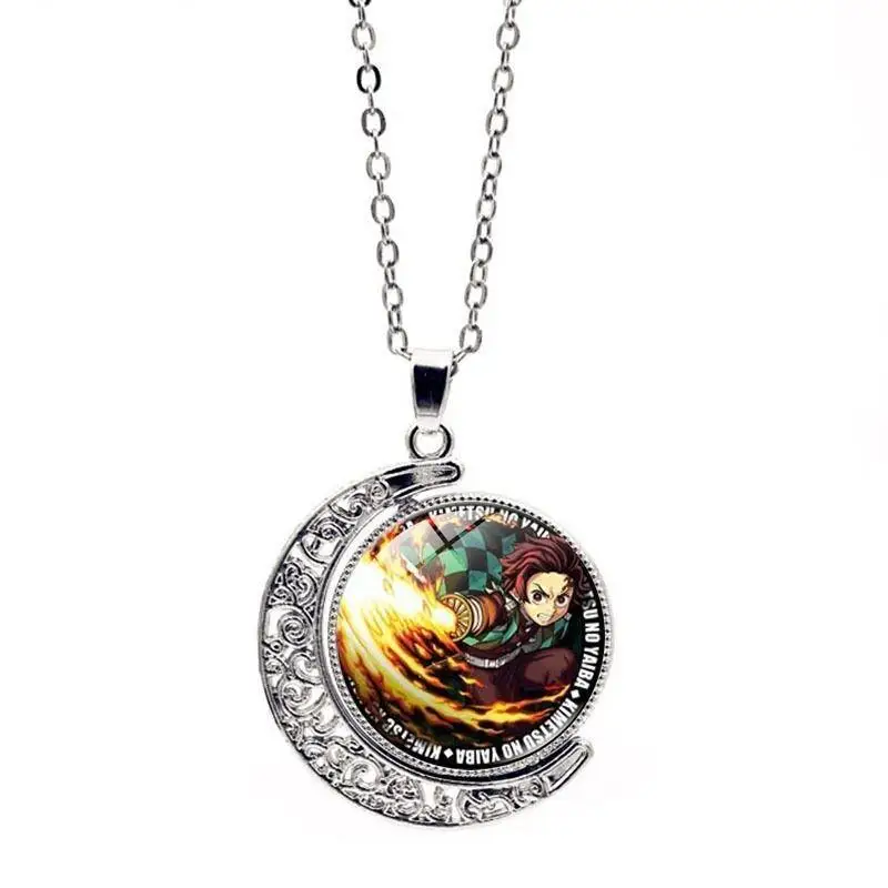 Collier périphérique Demon Slayer Kamado Nezuko, accessoires pour vêtements créatifs, décoration d'animation de dessin animé pour filles, offre spéciale