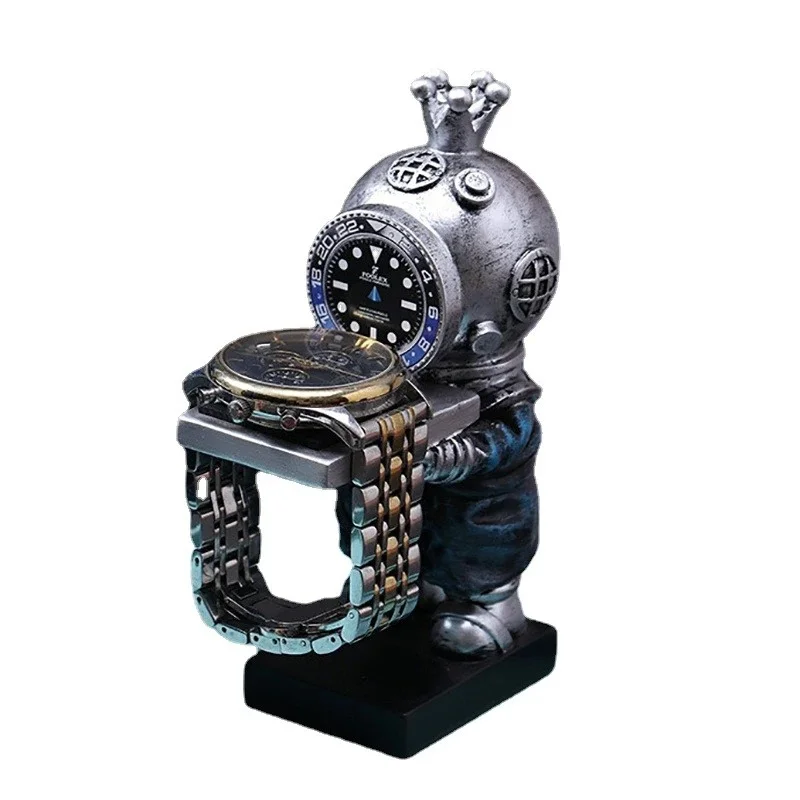 NestWare Creative Water Ghost Watches Stand Men Wrist Watch Holder Base Retro Table Nightstand Dock Accessory Storage Gift