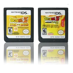 Dragon Ball Z DS Series Video Game Console Card Dragon Ball Attack of the Saiyans Dragon Ball Supersonic Warriors 2 For NDS/3DS