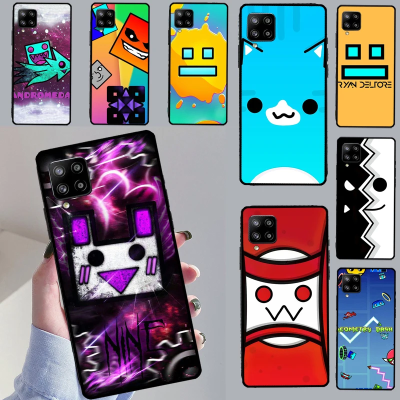 game Geometry Dash Case For Samsung Galaxy A54 A34 A14 A52 A32 A12 A22 A72 A13 A23 A33 A53 A73 A51 A71 Cover