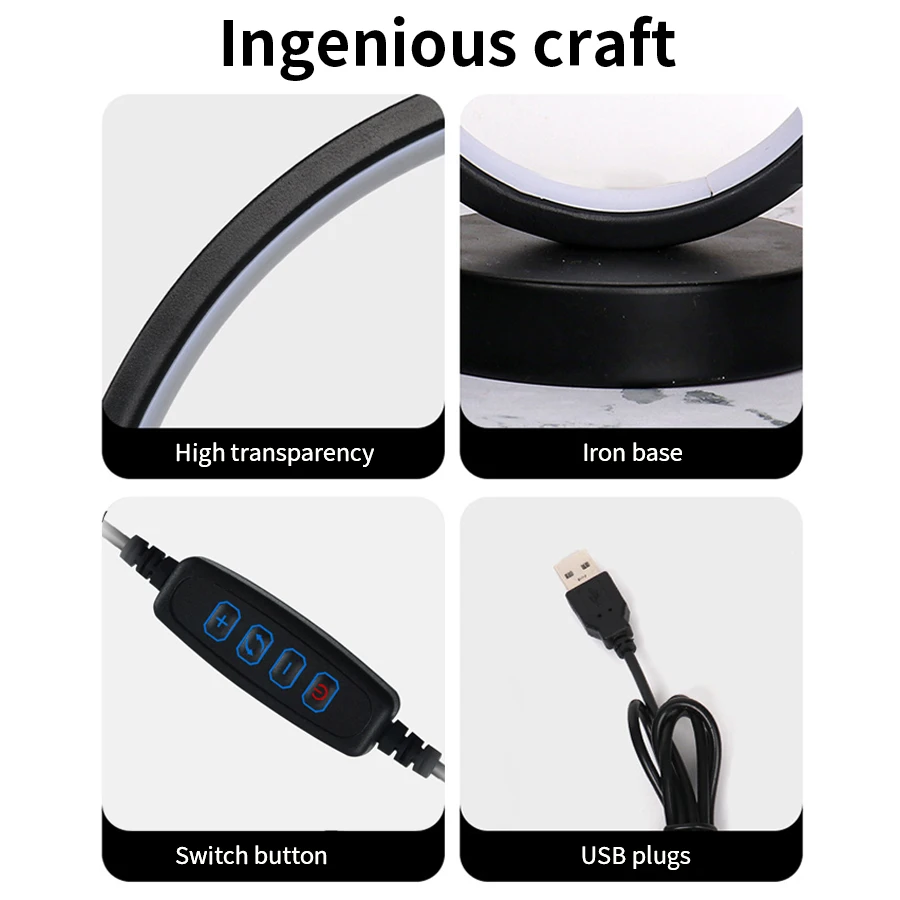 LED Night Table Lamp Modern Spiral Dimmable Bedside Bedroom Lamps Nightstand Desk Lamp Night Light for Living Room Home Office