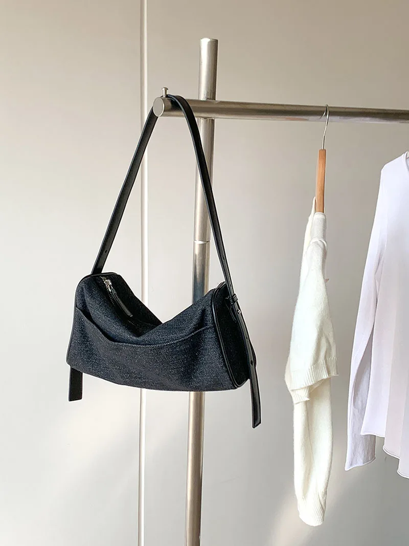 

Design Jeans Bag Women's New Shoulder Bag Luxury Shoulder Canvas Bag Denim Crossbody Bags for Women