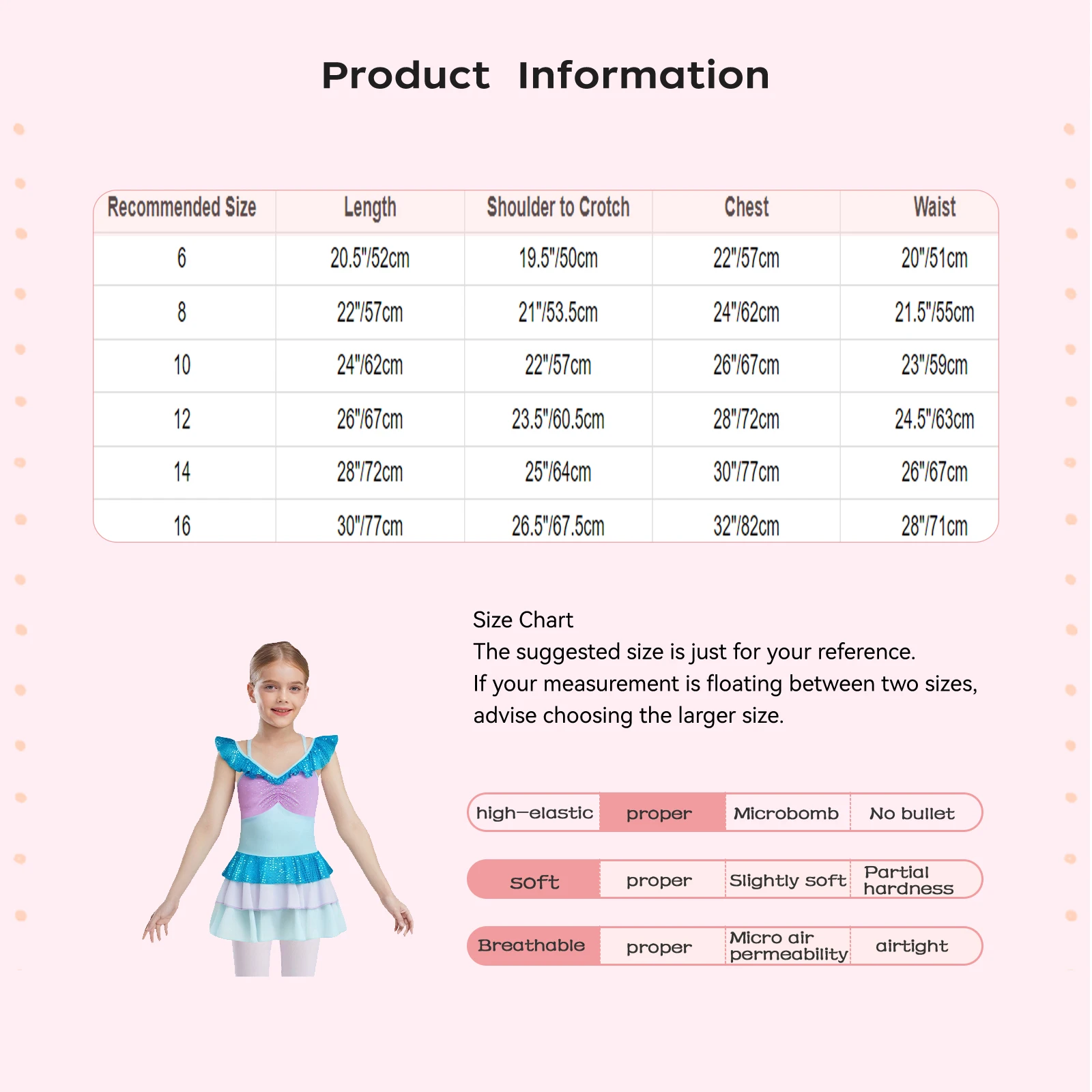 Meisjes Kunstschaatsen Jurk Glanzende Pailletten Gymnastiek Ballet Turnpakje Jurk Cross Terug Strass Kleurblok Gelaagde Ruches Jurk