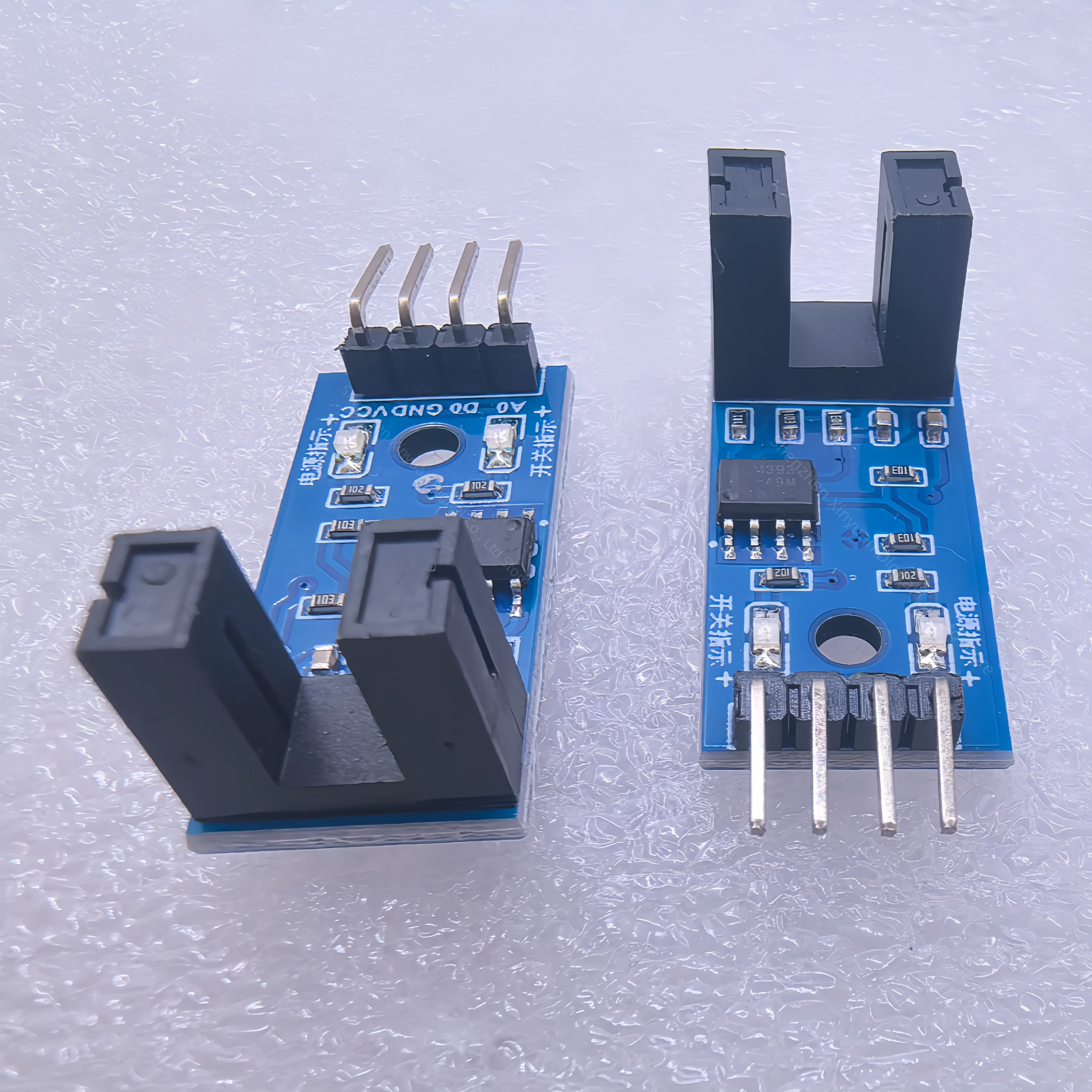 LM393 Photoelectric Infrared Sensor 3.3V-5V Slot Optocoupler Speed Counting Module Suitable For Arduino 51 AVR PIC