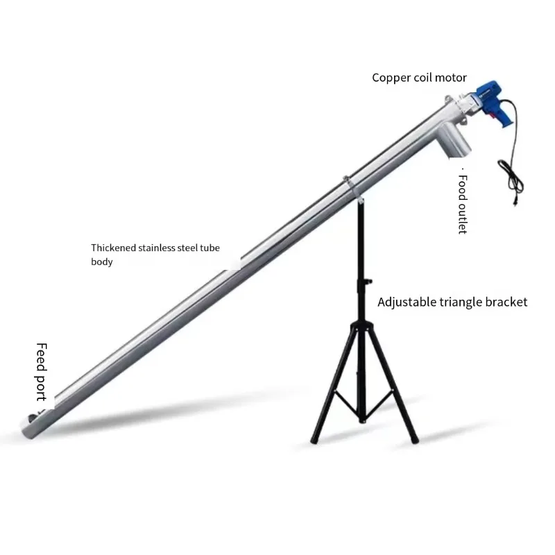Small Household Automatic Grain Suction Machine Twisted Dragon Spiral Rice Feeder Engine for Wheat Corn Harvesting Grain Pumping