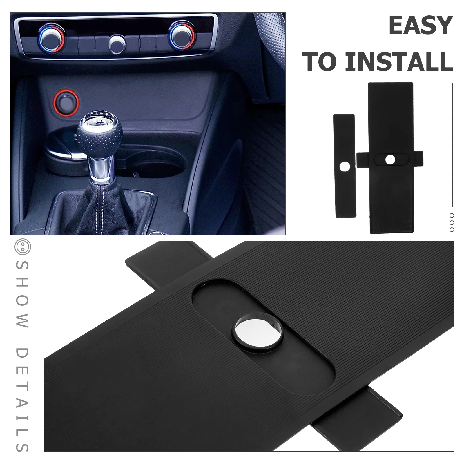 

1 set Gear Panel Car Interior Accessories Cover Durable Protection Car Interior Accessories Shift Lever Trim Dust Cover