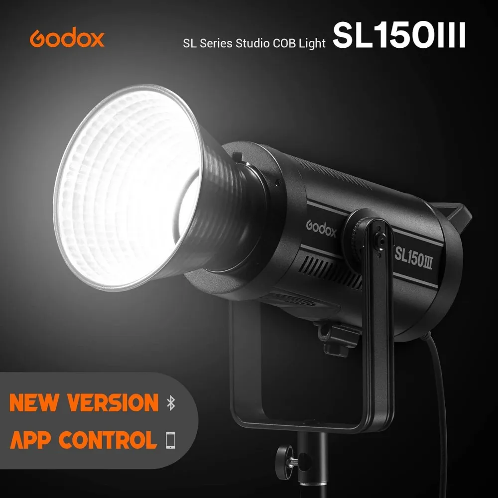 Godox SL150III/SL200III/SL300III Daylight LED Video Light 5600±200K TLCI 97 CRI 96 APP Control for Portrait Studio Photography