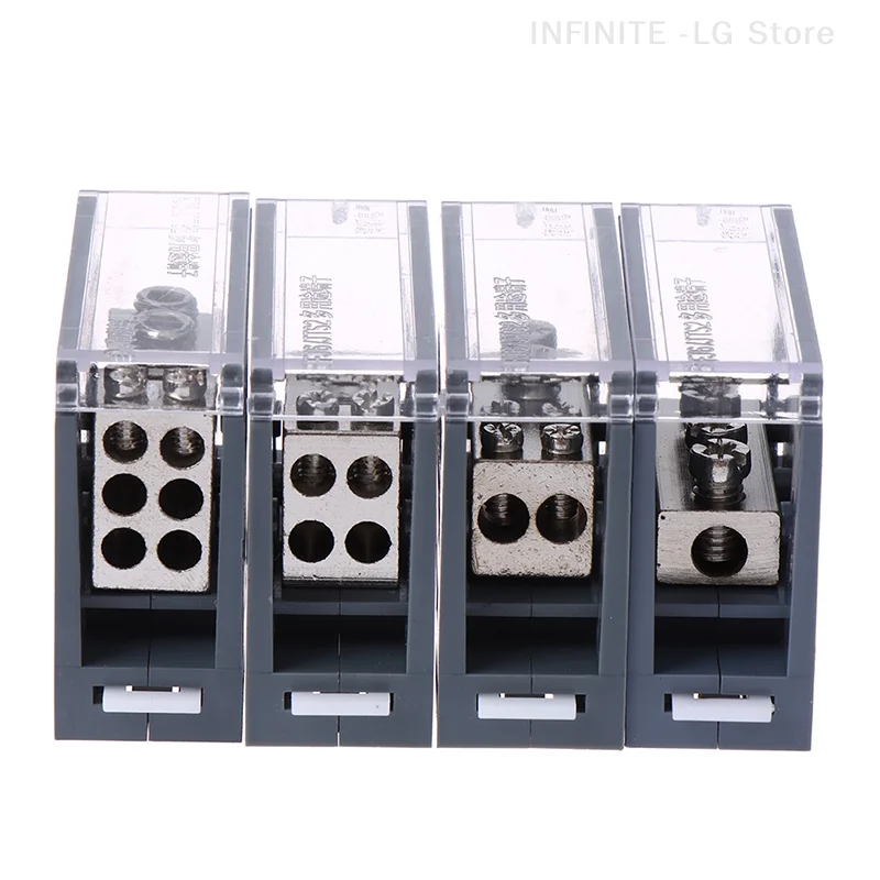 1pcs 150A Din Rail Wire Connector Block Terminal Cable Distributor One In Multiple Out Adapter Junction Box For Circuit Breaker