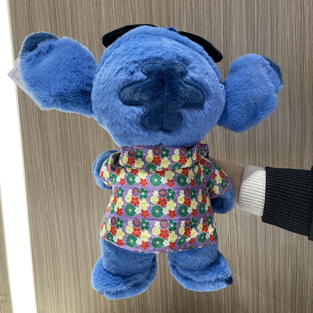 Hot 30cm Genuine Disney Kawaii Stitch Cool Style Lilo&Stitch Plush Dolls Stuffed Toys High Quality Children Toy Girlfriend Gift