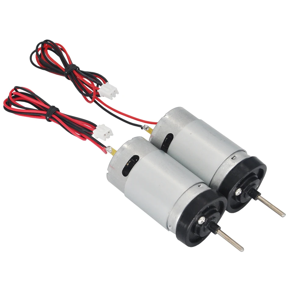 Propulsor submarino de 6V-12V, Motor 390, 13000RPM con junta de goma impermeable para barco de cebo de pesca RC, Propulsor impermeable