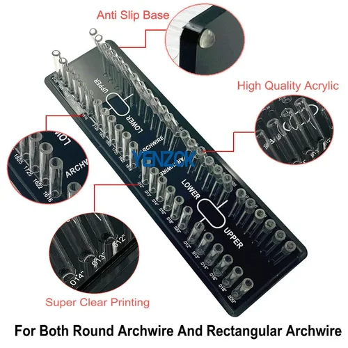 Imagen 2 del producto Caja de colocación de dispensador acrílico de alta calidad para caja de almacenamiento combinada de arco redondo y Rectangular Dental