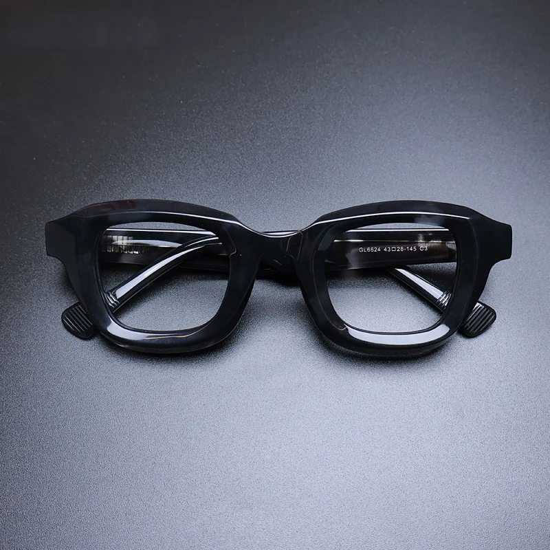 Handmade Vintage Acetate Glasses Frame For Men Retro Eyeglasses Frame Women Luxury Brand Eyewear Myopia Prescription