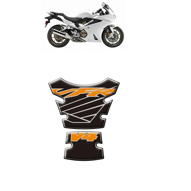 For Honda Interceptor VFR800 V4 1998-2009 Motorcycle Tank Pad Protector 3D Gel Sticker Decal VFR 800