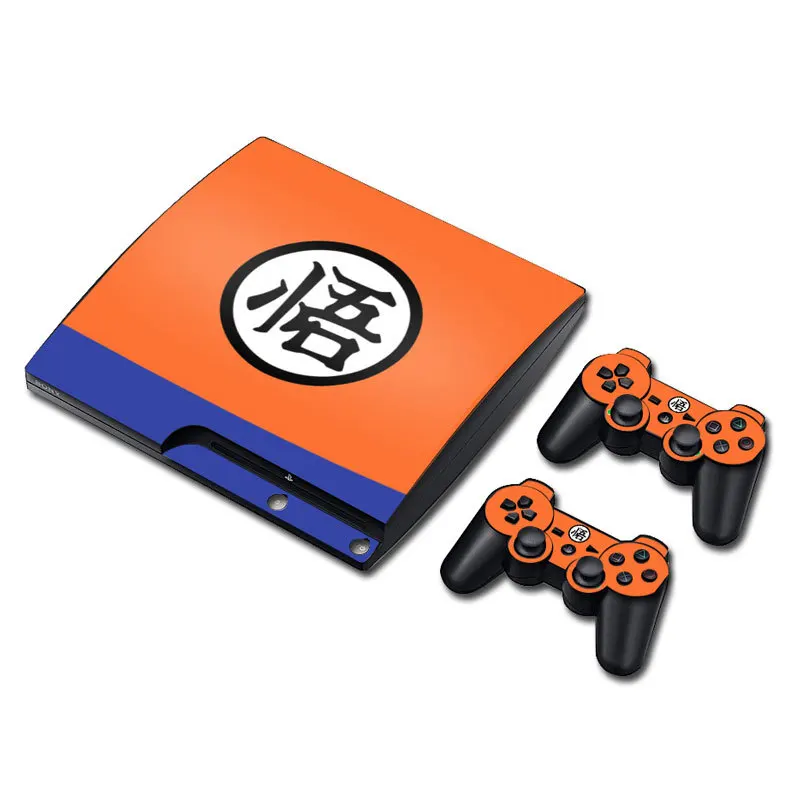 Anime Dragon Ball PS3 Slim Skin Stickers Cover for PlayStation 3 Slim 2000 3000 Consoles Controller Decorative Protective Film