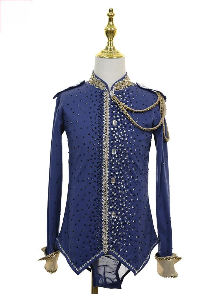 Figure Skating Performance Costume for Exams and Competitions Children's and Adult Men's Outfits Kostene