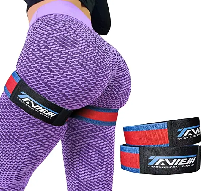 BFR Occlusion Bands for Women Glutes Hip Fitness Blood Flow Restriction Booty Resistance Bands Gym Straps for Butt Squat Thigh