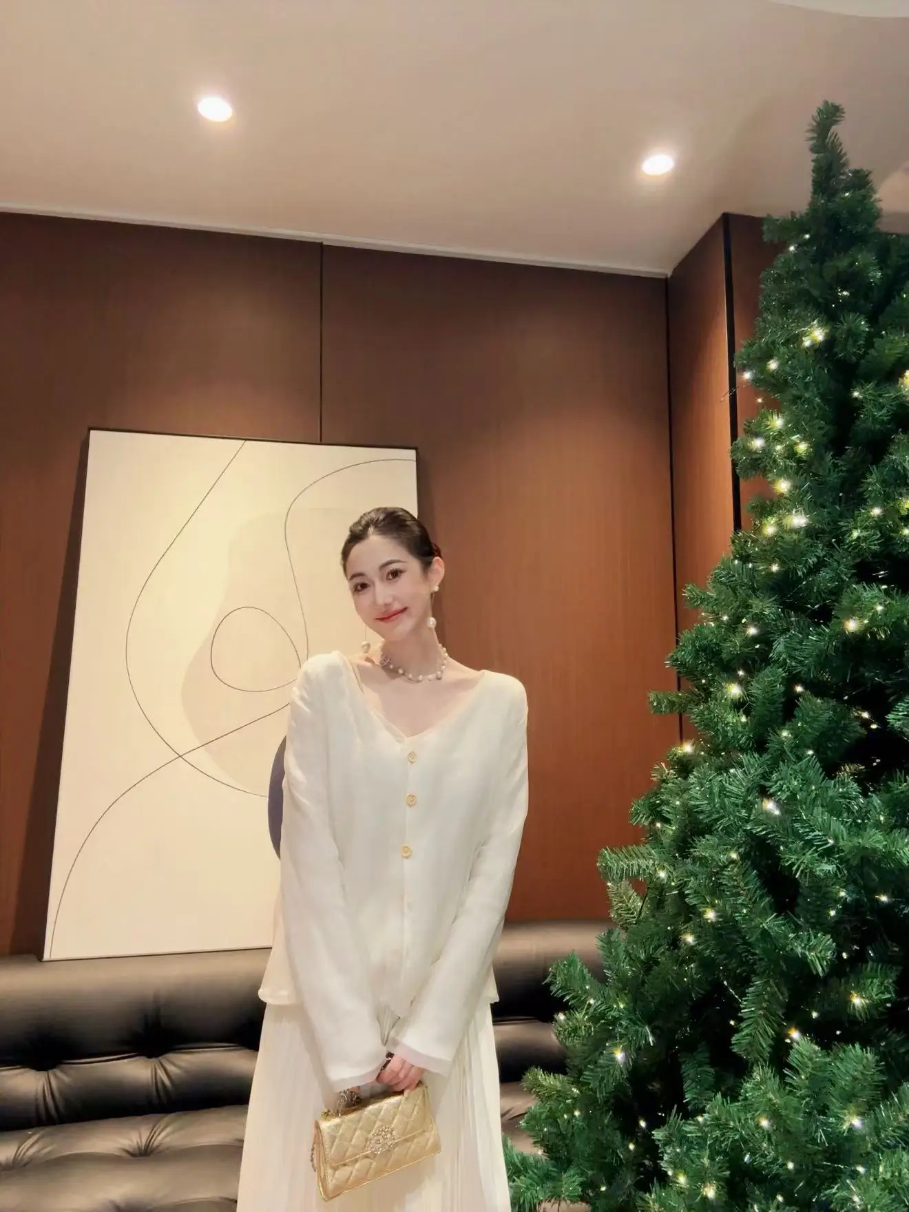 

Новинка J·Y: Двухслойный вязаный кардиган из шелка, шерсти и альпаки, с длинными рукавами, женский, с открытым передом, модный, зима 2025