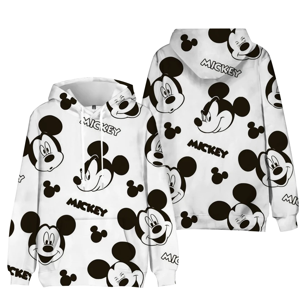 Disney Women Hoodies and Sweatshirts Mickey Mouse Fall Spring Sweatshirts Fall Spring Harajuku Long Sleeve Hoodie Clothes