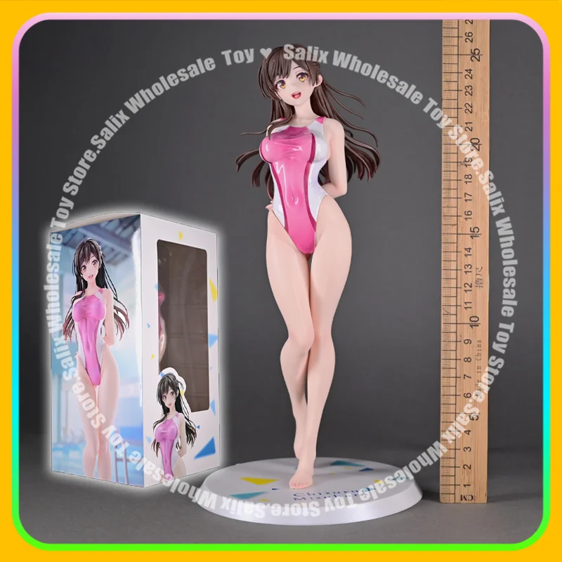 

In Stock 26cm Rent A Girlfriend Chizuru Suwon Competitive Swimsuits Stand Otaku Figurine Model Room Decoration Model Toys Gifts