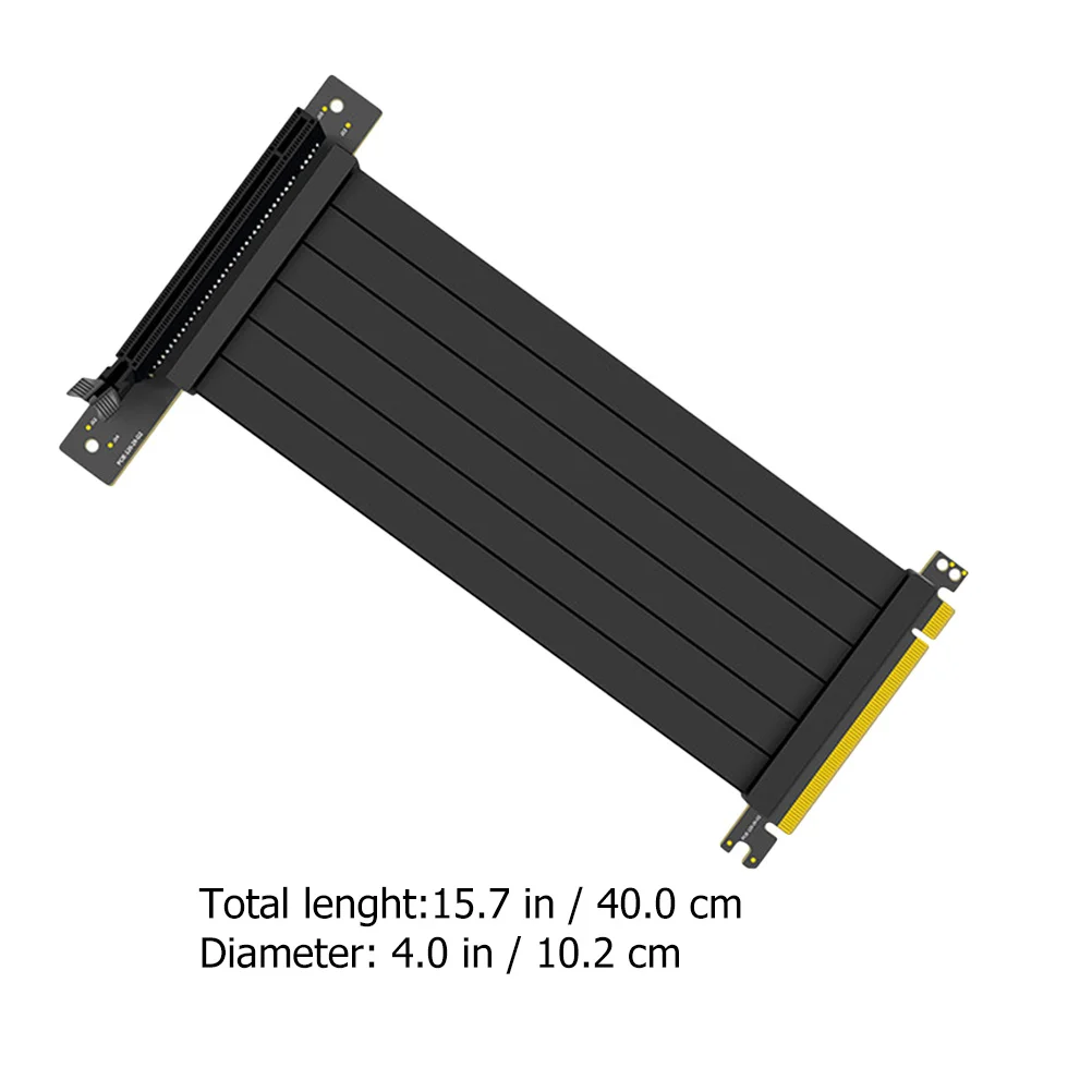 40 см кабель Gpu Riser Pci-E 3,0 удлинитель 3U толстый износостойкий провод из чистой меди Pcie Riser для видеокарты компьютерное оборудование