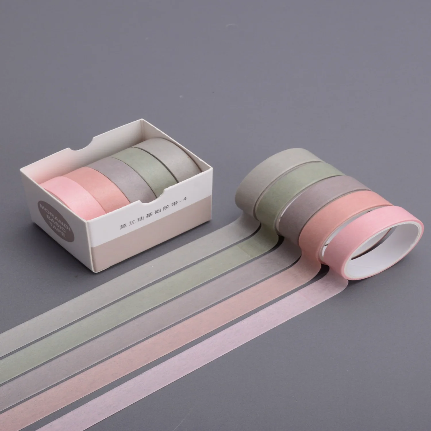 5 gulungan Pita Washi Pola Campuran