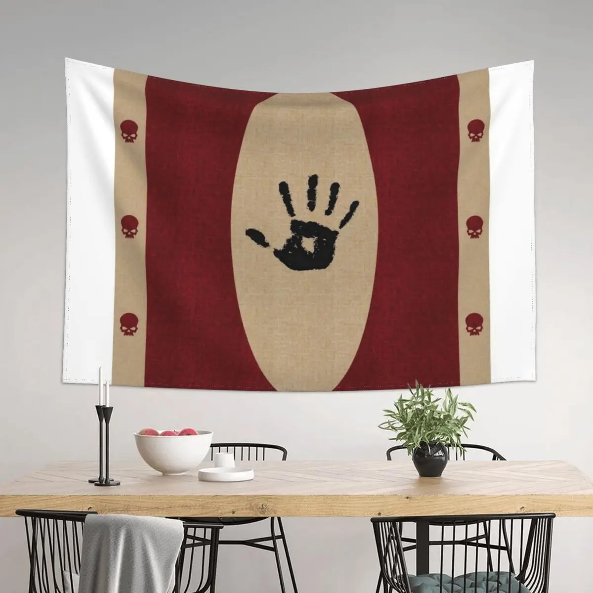 

Banner of the Dark Brotherhood Tapestry Bed Room Decoration Wall Decoration Items Carpet On The Wall Tapestry