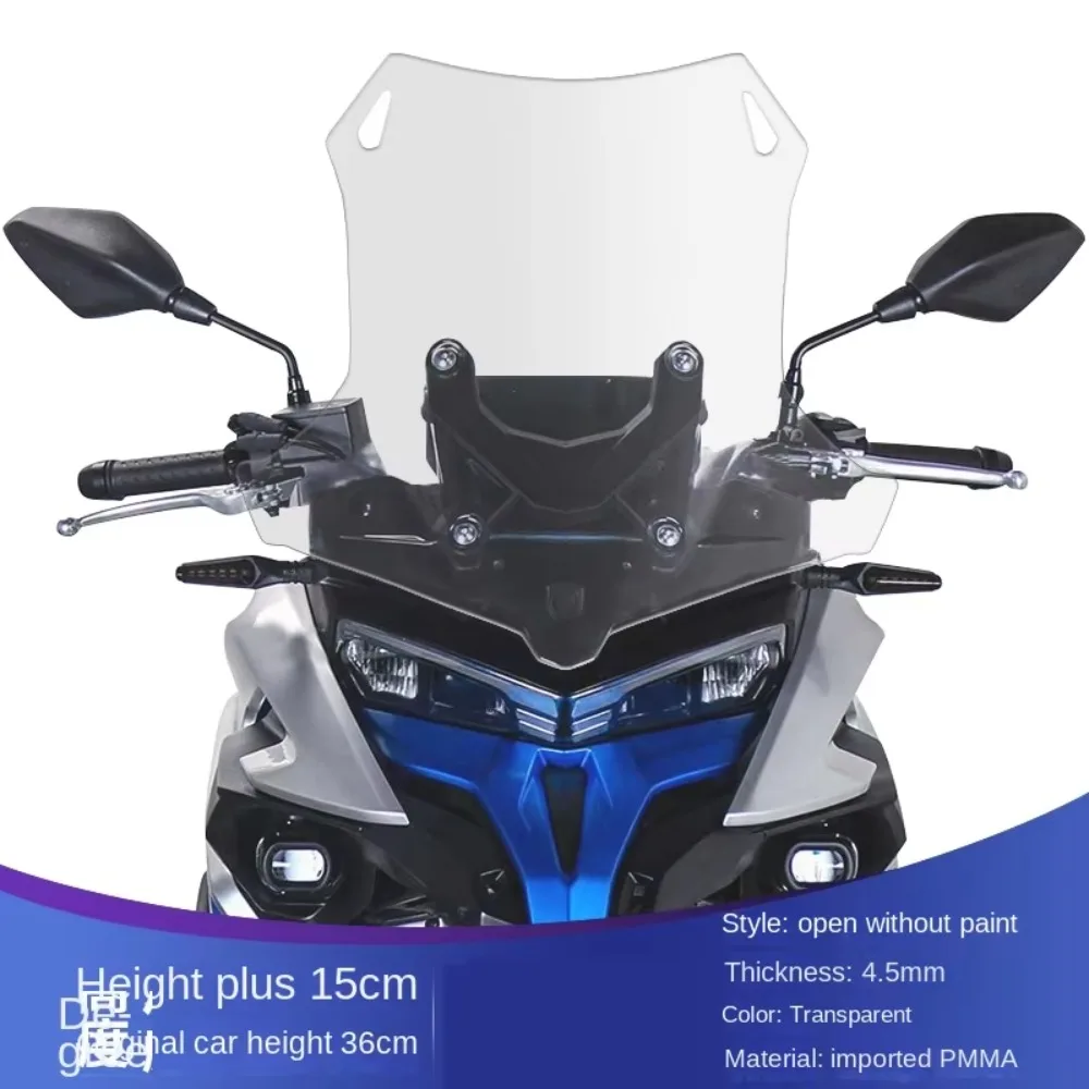 FOR VOGE DS625X DS 625X DSX 625 625DSX Widened Heightened Front Windshield Wind Visor Modified Accessories