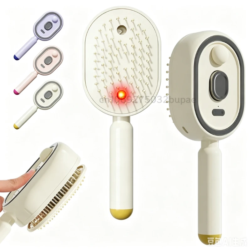 Multifunctional Massage Hair Comb Brush Straighten Conditioner Portable Nourishing Hair Care Comb Oil Hair Care Gift for Women