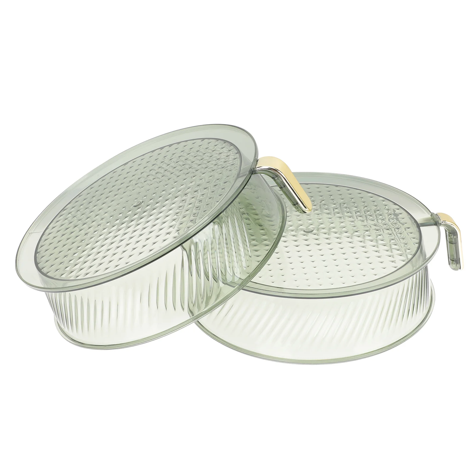 

Clear Food Cover Double Layer Design Sturdy Multipurpose Table Protector Kitchen Dining Use Food Cover