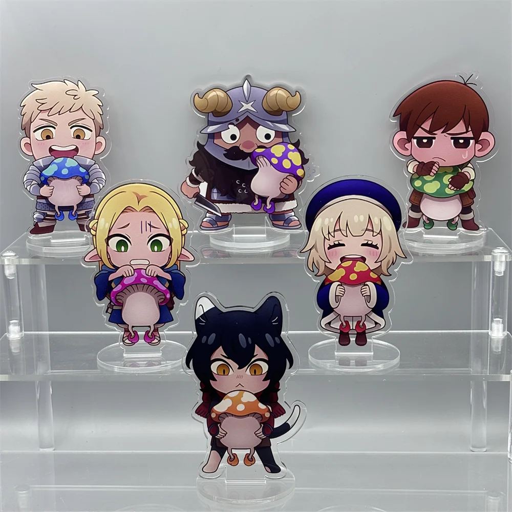 

10CM HOT Anime Delicious in Dungeon Acrylic Stand Model Cosplay Characters Ornament Accessories Goods Collection Gifts