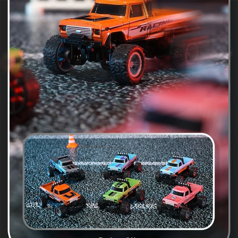 Bigfoot alloy mini remote control car off-road vehicle desktop RC ultra small boy toy children's four-wheel drive drift