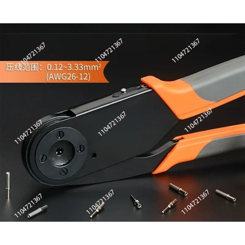 

Aviation Terminal Four-point Crimping Pliers for HD2612 Heavy-duty Connector Pin Crimping Pliers M22520/1-01 1pcs