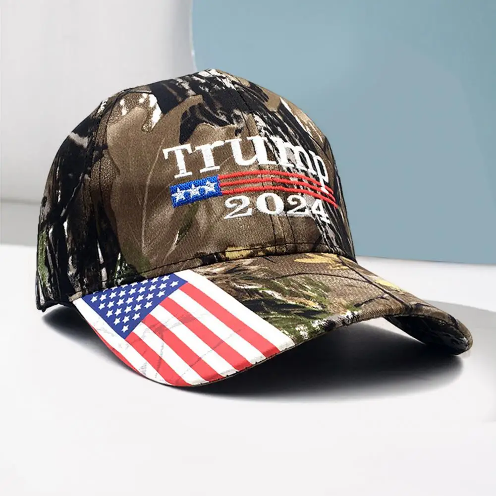 Outdoor Activities Hat Adjustable Baseball Cap 2024 President Election Campaign Trump Comeback Baseball Hat with for Rally