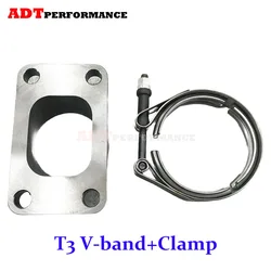 T3 to V-band T4 to V-band T25 to V-band Turbo Adapter Flange Turbo Charger/Manifold Conversion GTX3582R GTX3076R GTX3071R