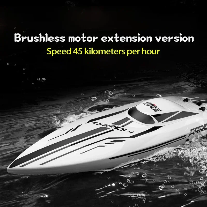 UdiRC UDI005 RC Boat 2.4GHz 50Km/H High Speed Waterproof Radio Control Boat Brushless RC Speedboat Pvc Boat Toys Gift For Kids