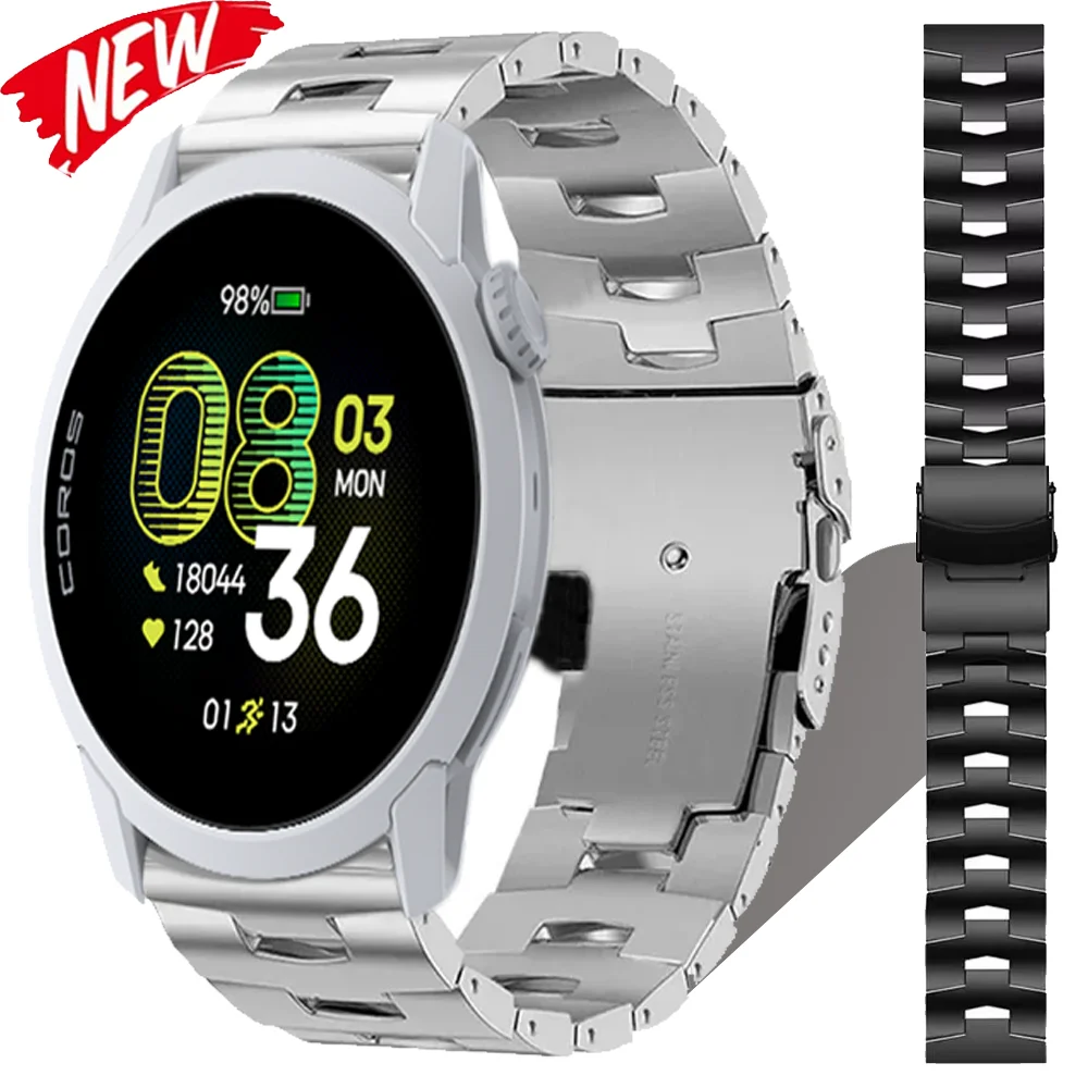 22mm Oracle Titanium Metal Strap For COROS PACE 4-Pro/APEX 4 42mm Luxury High-end Bracelet SUUNTO Vertical 2/Race 2-S Wristband
