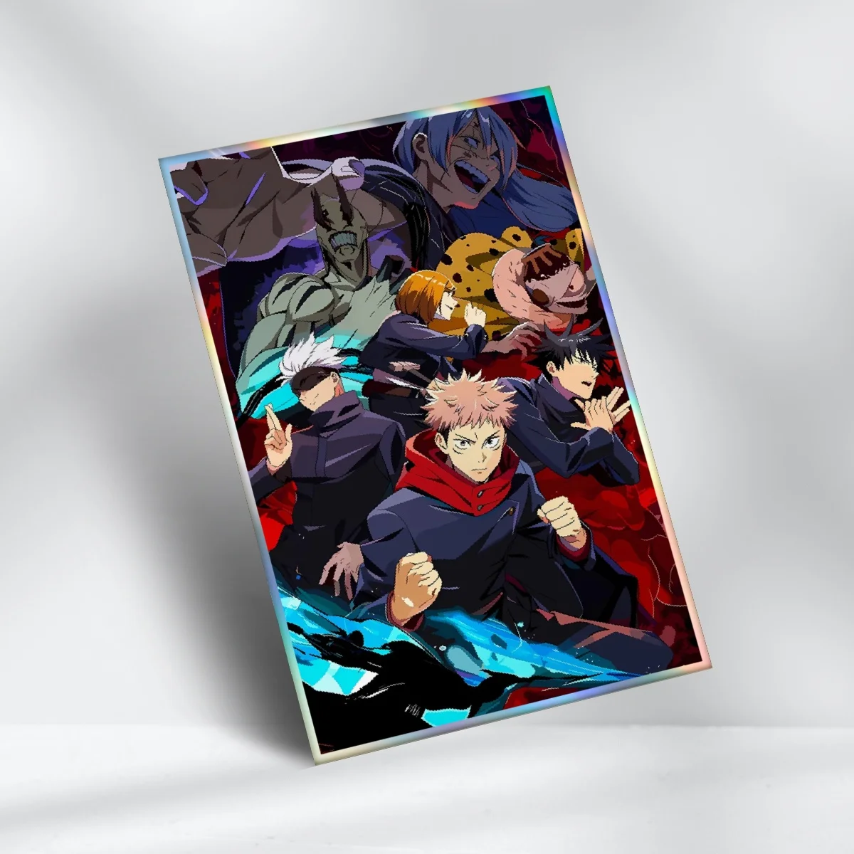 ديكور ملصق ورقي ملون مخصص ، إكسسوارات منزلية ، لوحة معلقة على الحائط ، مكتب غرفة المعيشة ، هدية عشاق الشخصية الإبداعية #6