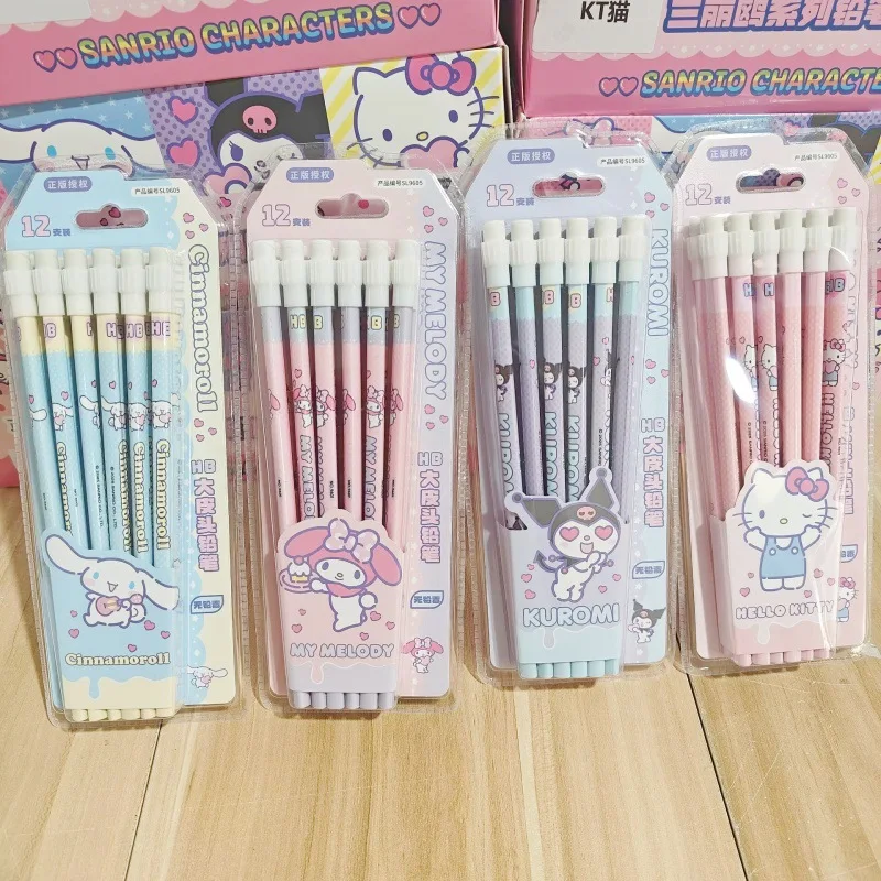 

Карандаш с отверстиями, карандаш Kolomi, шестиугольный стержень для учеников начальной школы, карандаш HB, мультяшный треугольный стержень