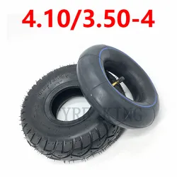 Thickened 4.10/3.50-4 Inner Tube Outer Tire for 47/49CC Motorcycle Scooter Mini Quad Dirt Pit Bike ATV Go-Kart Chunky Tyre Parts