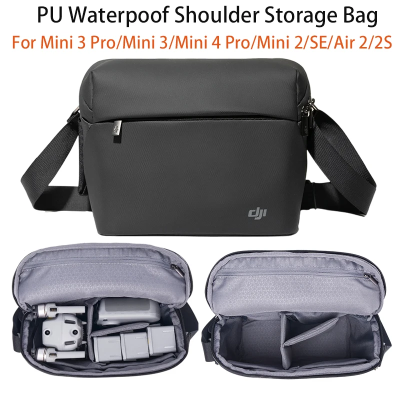 Shoulder Bag For DJI Mini 4/3 Pro Bag Storage Travel Handbag For DJI Mini 2/Air 2S/Mini 3/Mini 3 Pro Case Drone Accessories