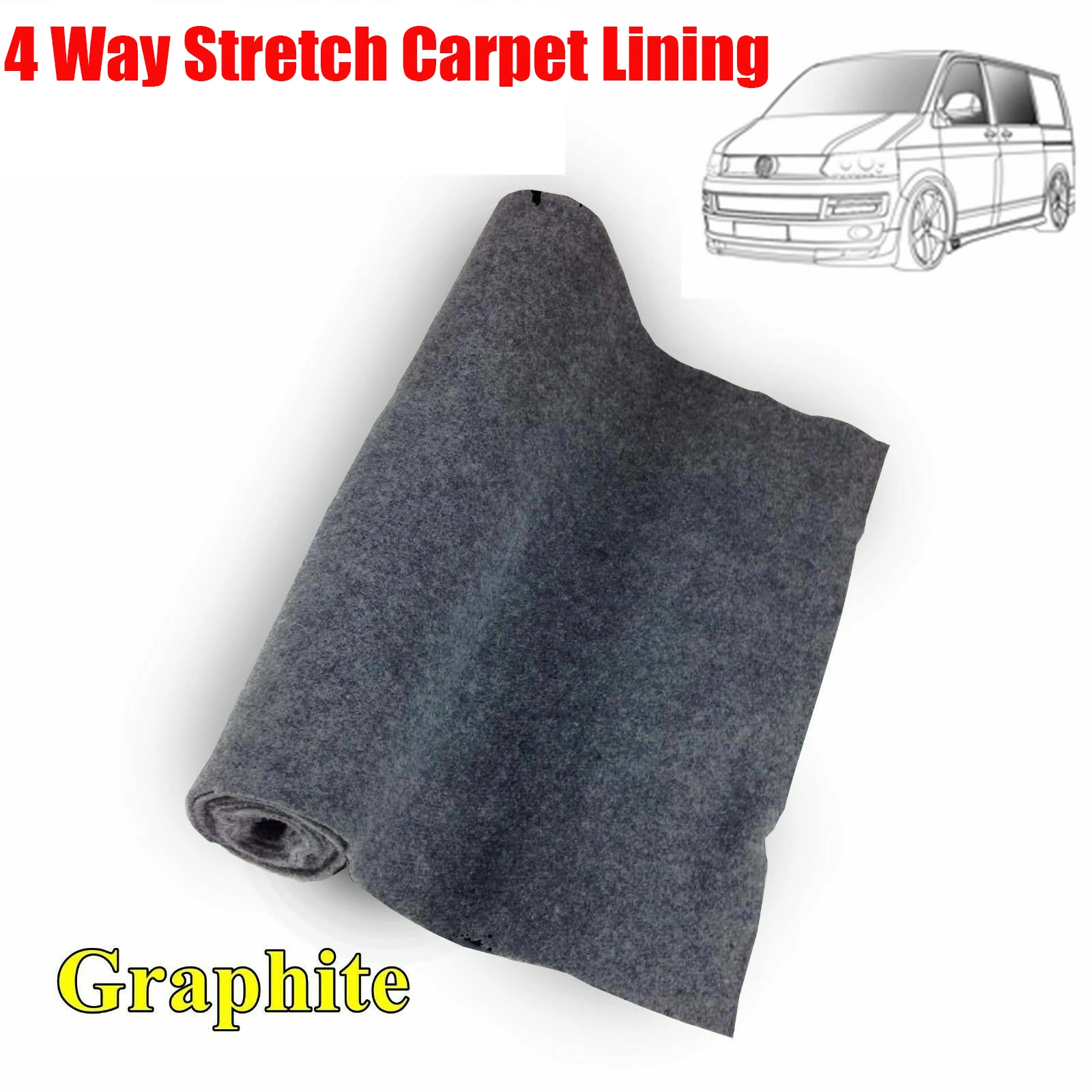 

Camper Van Lining Carpet Felt Fireproof Felt Mat Non-Woven Fabric High Temperature Resistant Felt Caravan RV Camper Accessories