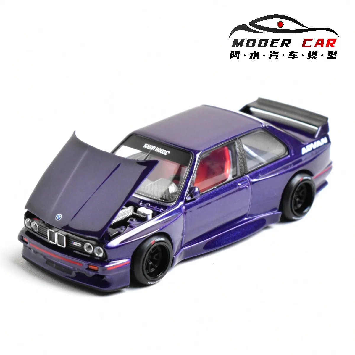 Kaido House+MINIGT TSM 1:64 216 Souvenir M3 paarse gegoten modelauto