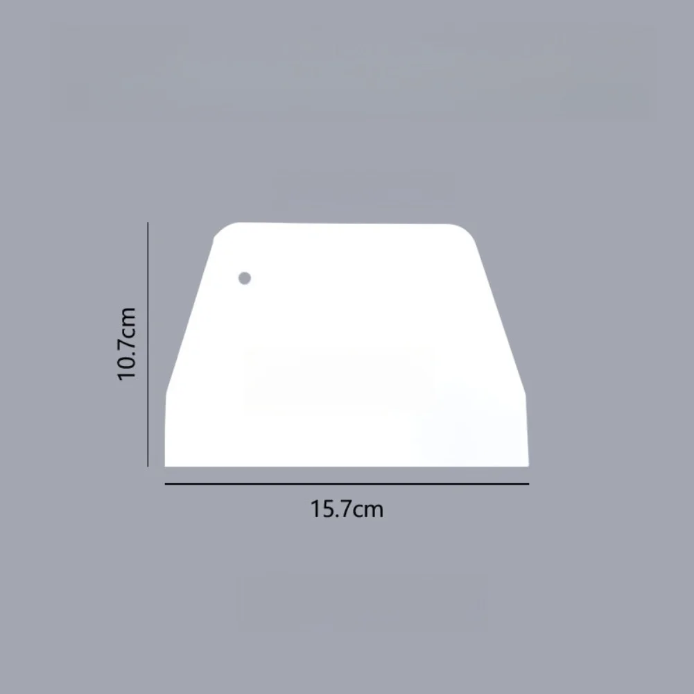 Craft Workshop Plastic Scraper Set Putty Board Robust Handle Scraping Tool Set Plastic Scraper Thin Blade Design