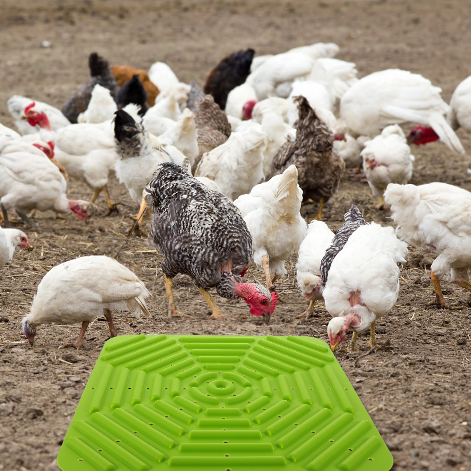 

Nest Pads Silicone Chicken Coffee Mat Easy to Clean Mats for Nesting Boxes Bedding