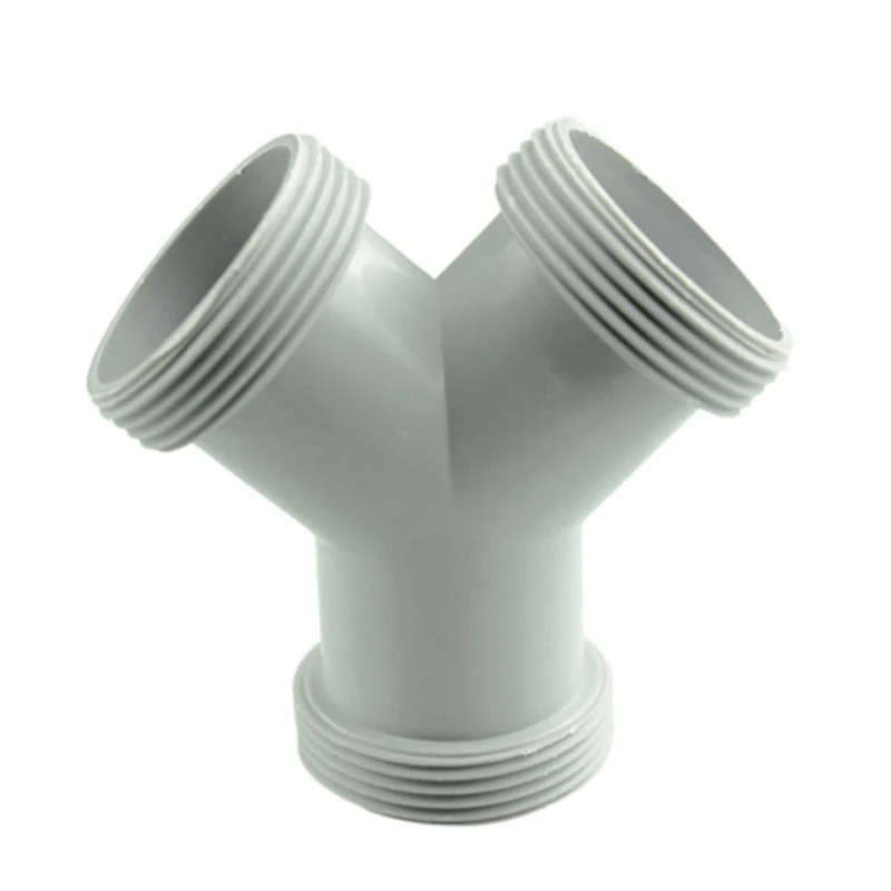 Plastic Y-Shaped Strainer Connector 3-Way Tees Fitting Coupling Connector Fitting